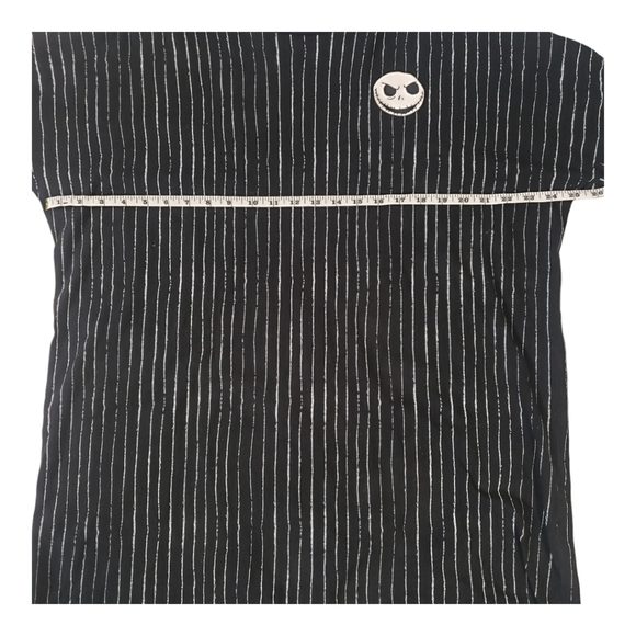 Disney The Nightmare Before Christmas Pinstripe Pumpkin King Long Sleeve Shirt L - Picture 4 of 11